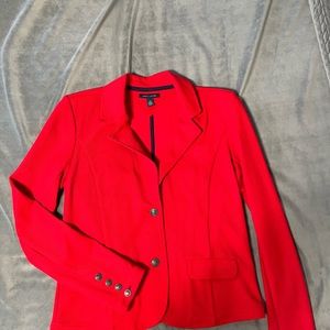 Tommy Hilfiger womens red blazer